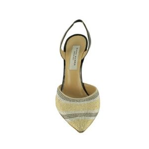 Gianni Marra Venner Black & Gold Heels Camoscio (Consignment Batch)